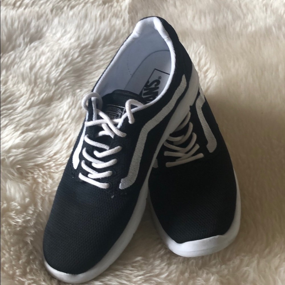 Black vans worn twice